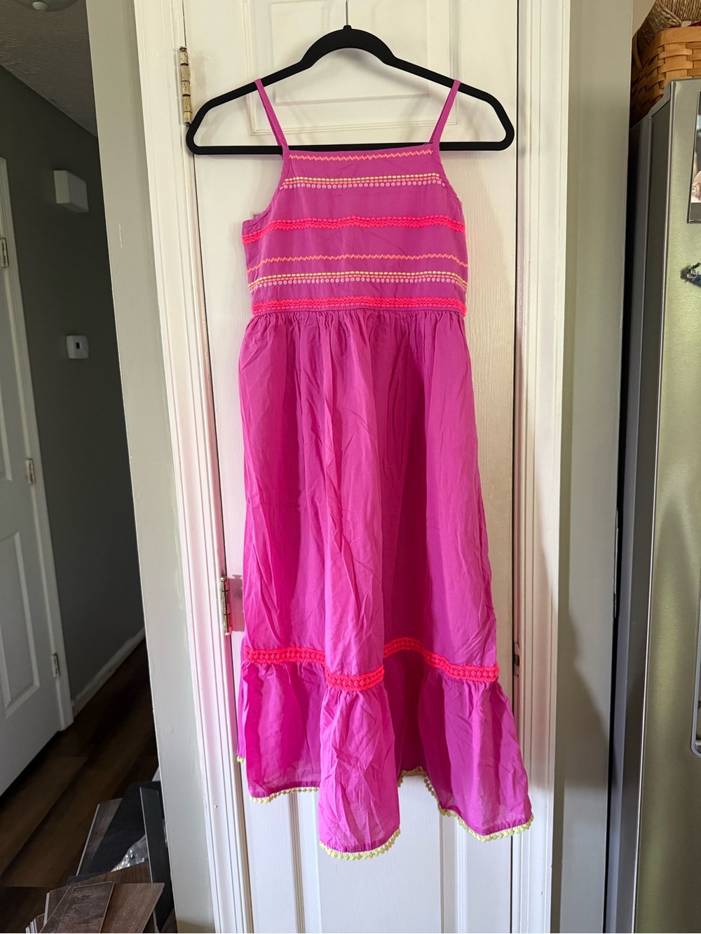 Cat & Jack Hot Pink Spaghetti-Strap Summer Dress